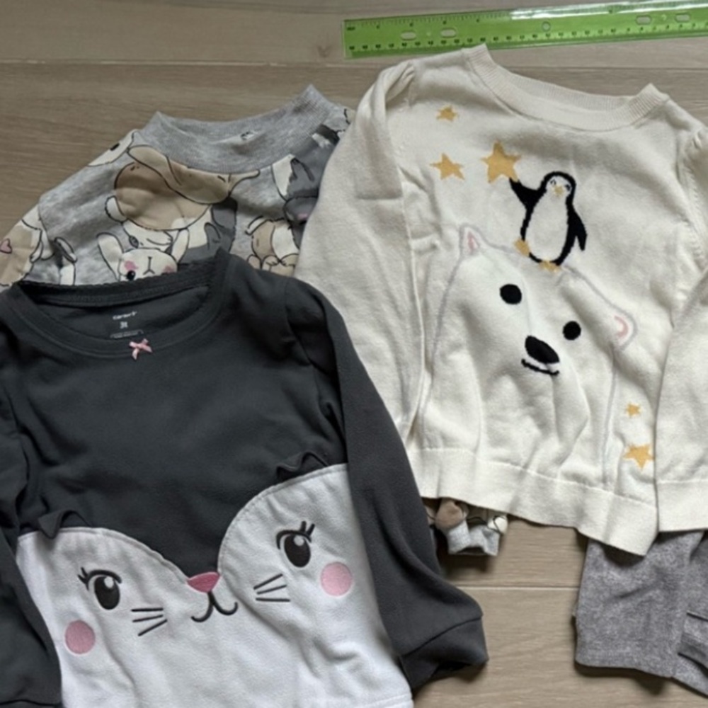 Animal theme bundle from Baby Gap, Carters, and H&M (3T)